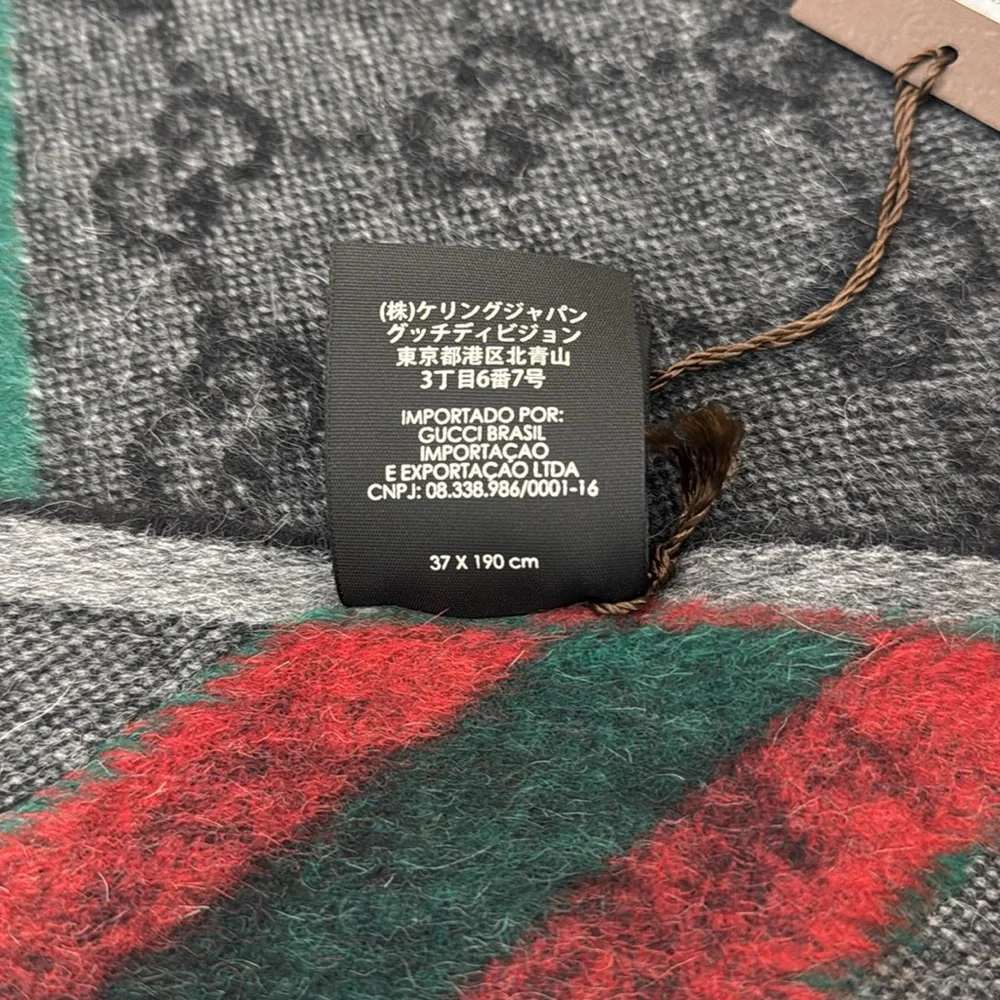 Gucci Wool and Alpaca Scarf-Authentic-NWT
